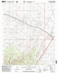Download a high-resolution, GPS-compatible USGS topo map for Baldy Mesa, CA (1999 edition)