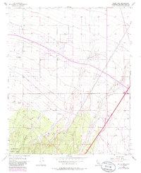 Download a high-resolution, GPS-compatible USGS topo map for Baldy Mesa, CA (1985 edition)