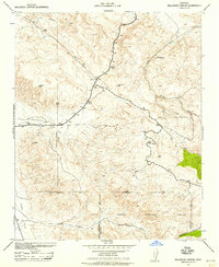 Download a high-resolution, GPS-compatible USGS topo map for Ballinger Canyon, CA (1958 edition)