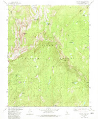 preview thumbnail of historical topo map of Madera County, CA in 1982