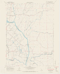 preview thumbnail of historical topo map of Shasta County, CA in 1965