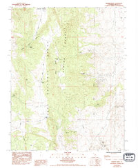 Download a high-resolution, GPS-compatible USGS topo map for Banner Ridge, CA (1994 edition)