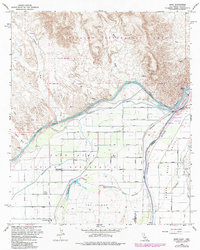 Download a high-resolution, GPS-compatible USGS topo map for Bard, CA (1985 edition)