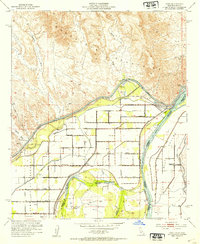 Download a high-resolution, GPS-compatible USGS topo map for Bard, CA (1954 edition)