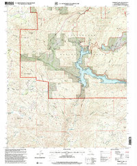 Download a high-resolution, GPS-compatible USGS topo map for Barrett Lake, CA (2000 edition)