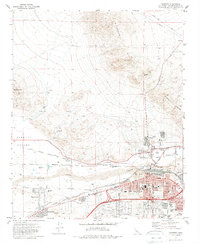 preview thumbnail of historical topo map of Barstow, CA in 1971