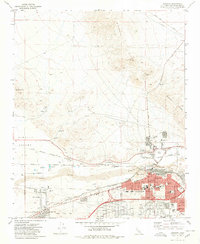 Download a high-resolution, GPS-compatible USGS topo map for Barstow, CA (1980 edition)