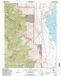 Download a high-resolution, GPS-compatible USGS topo map for Bartlett, CA (1997 edition)