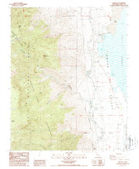 Download a high-resolution, GPS-compatible USGS topo map for Bartlett, CA (1987 edition)