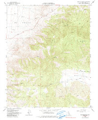 Download a high-resolution, GPS-compatible USGS topo map for Bear Mountain, CA (1985 edition)