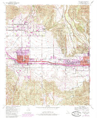 Download a high-resolution, GPS-compatible USGS topo map for Beaumont, CA (1985 edition)
