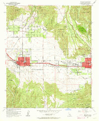 Download a high-resolution, GPS-compatible USGS topo map for Beaumont, CA (1962 edition)