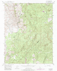 preview thumbnail of historical topo map of Mariposa County, CA in 1947