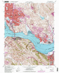 Download a high-resolution, GPS-compatible USGS topo map for Benicia, CA (1981 edition)