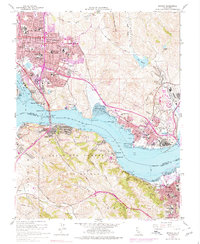 Download a high-resolution, GPS-compatible USGS topo map for Benicia, CA (1978 edition)