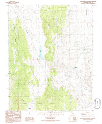 Download a high-resolution, GPS-compatible USGS topo map for Benton Hot Springs, CA (1986 edition)