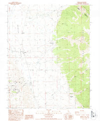 Download a high-resolution, GPS-compatible USGS topo map for Benton, CA (1987 edition)