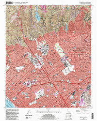 Download a high-resolution, GPS-compatible USGS topo map for Beverly Hills, CA (1999 edition)