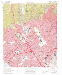 Download a high-resolution, GPS-compatible USGS topo map for Beverly Hills, CA (1975 edition)