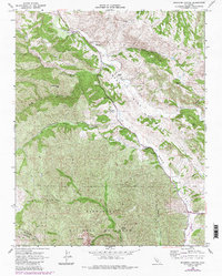 Download a high-resolution, GPS-compatible USGS topo map for Bickmore Canyon, CA (1984 edition)