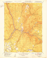 Download a high-resolution, GPS-compatible USGS topo map for Bidwell Bar, CA (1950 edition)