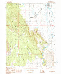 Download a high-resolution, GPS-compatible USGS topo map for Bieber, CA (1990 edition)