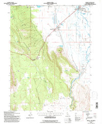 Download a high-resolution, GPS-compatible USGS topo map for Bieber, CA (1996 edition)