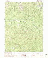preview thumbnail of historical topo map of Trinity County, CA in 1982