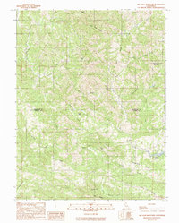 preview thumbnail of historical topo map of Mendocino County, CA in 1991