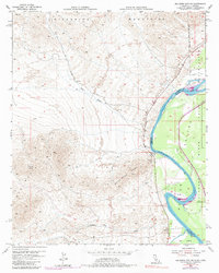 Download a high-resolution, GPS-compatible USGS topo map for Big Maria Mts NE, CA (1987 edition)