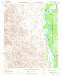 Download a high-resolution, GPS-compatible USGS topo map for Big Maria Mts SE, CA (1971 edition)