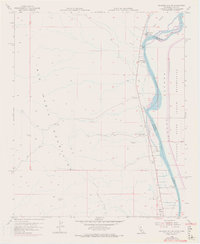 Download a high-resolution, GPS-compatible USGS topo map for Big Maria Mts SE, CA (1971 edition)
