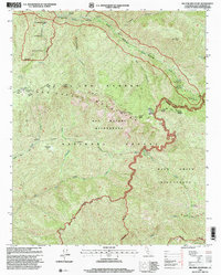 Download a high-resolution, GPS-compatible USGS topo map for Big Pine Mountain, CA (2000 edition)