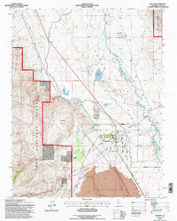 Download a high-resolution, GPS-compatible USGS topo map for Big Pine, CA (1997 edition)