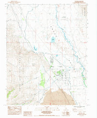 Download a high-resolution, GPS-compatible USGS topo map for Big Pine, CA (1984 edition)