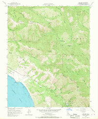 Download a high-resolution, GPS-compatible USGS topo map for Big Sur, CA (1970 edition)