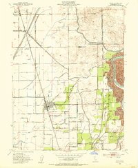 Download a high-resolution, GPS-compatible USGS topo map for Biggs, CA (1953 edition)
