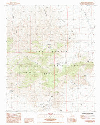 Download a high-resolution, GPS-compatible USGS topo map for Bighorn Basin, CA (1985 edition)