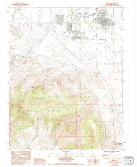 Download a high-resolution, GPS-compatible USGS topo map for Bishop, CA (1994 edition)