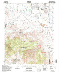 Download a high-resolution, GPS-compatible USGS topo map for Bishop, CA (1997 edition)
