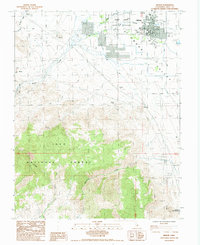 Download a high-resolution, GPS-compatible USGS topo map for Bishop, CA (1984 edition)