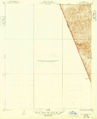 preview thumbnail of historical topo map of Ventura County, CA in 1938