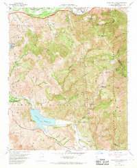 Download a high-resolution, GPS-compatible USGS topo map for Black Star Canyon, CA (1969 edition)
