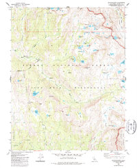 Download a high-resolution, GPS-compatible USGS topo map for Blackcap Mountain, CA (1987 edition)
