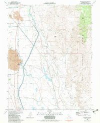 Download a high-resolution, GPS-compatible USGS topo map for Blackrock, CA (1983 edition)