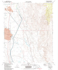 Download a high-resolution, GPS-compatible USGS topo map for Blackrock, CA (1985 edition)