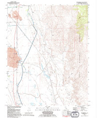 Download a high-resolution, GPS-compatible USGS topo map for Blackrock, CA (1994 edition)