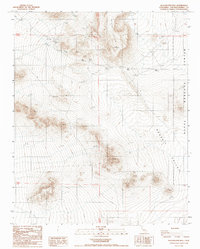 Download a high-resolution, GPS-compatible USGS topo map for Blackwater Well, CA (1988 edition)