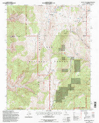 Download a high-resolution, GPS-compatible USGS topo map for Blanco Mountain, CA (1997 edition)