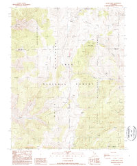 Download a high-resolution, GPS-compatible USGS topo map for Blanco Mountain, CA (1987 edition)